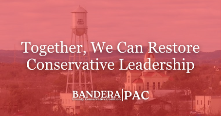 Together, We Can Restore Conservative Leadership