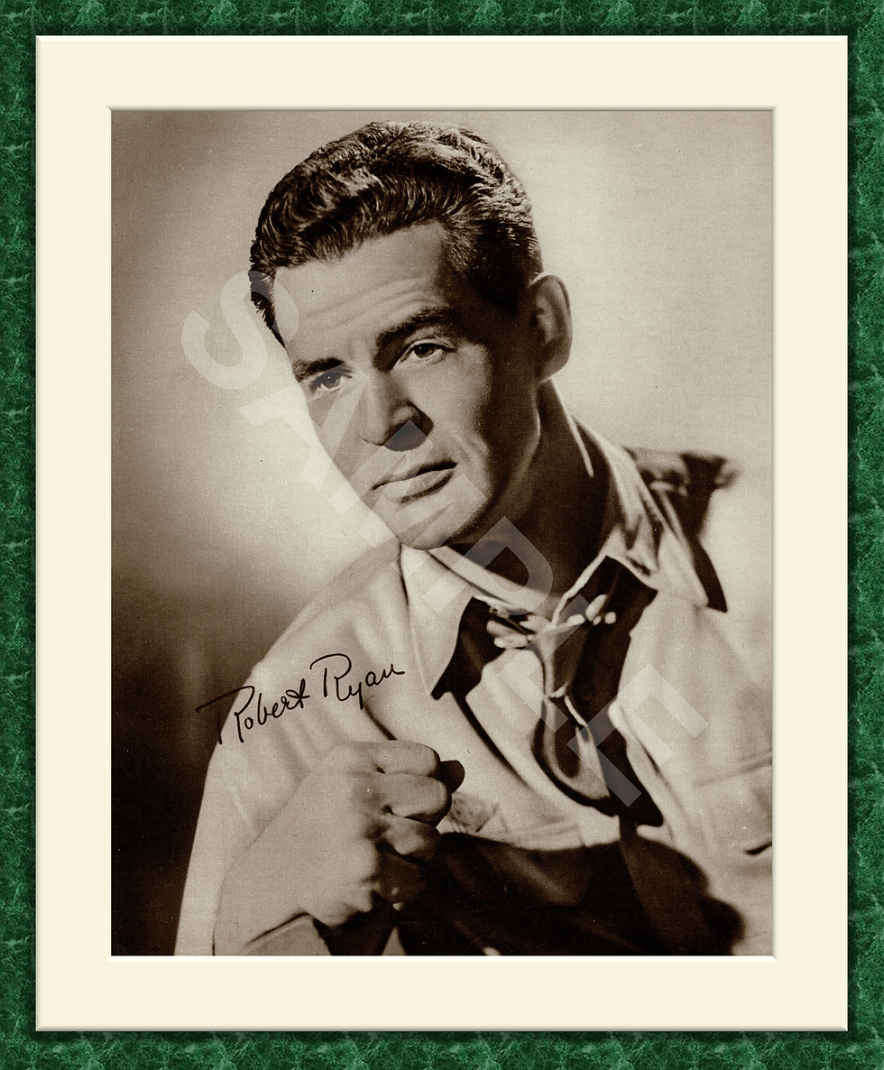 Robert Ryan Original Magazine Portrait Poster 1950