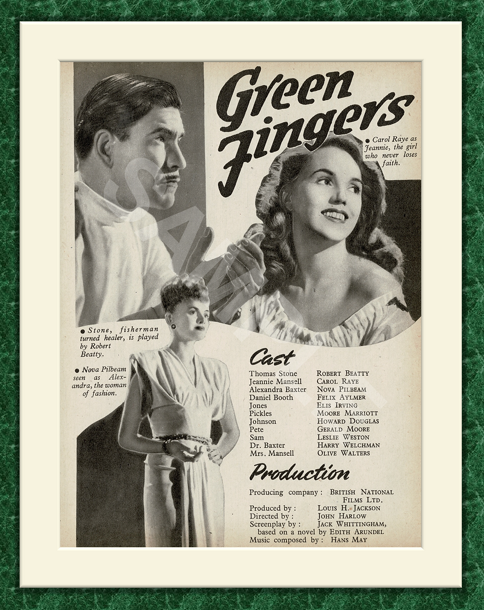 Green Fingers Original Advert 1948