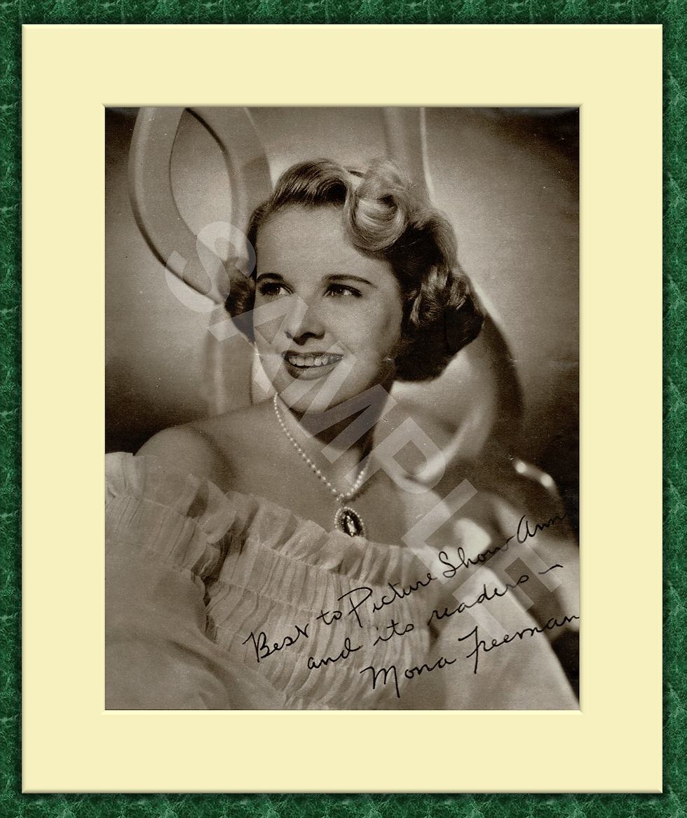 Mona Freeman Portrait