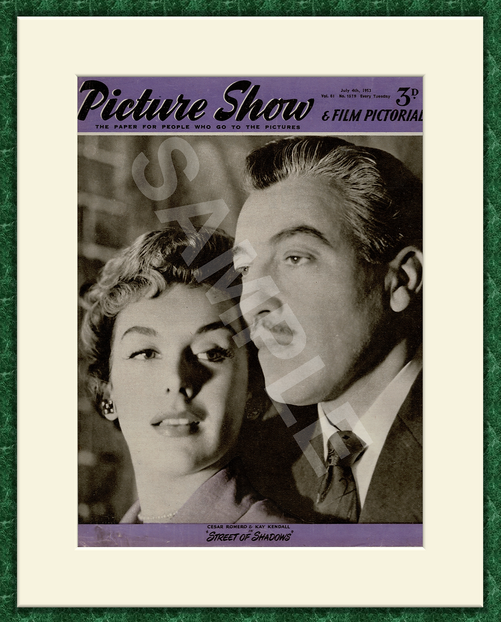 Street of Shadows - Picture Show Magazine Cover 1953