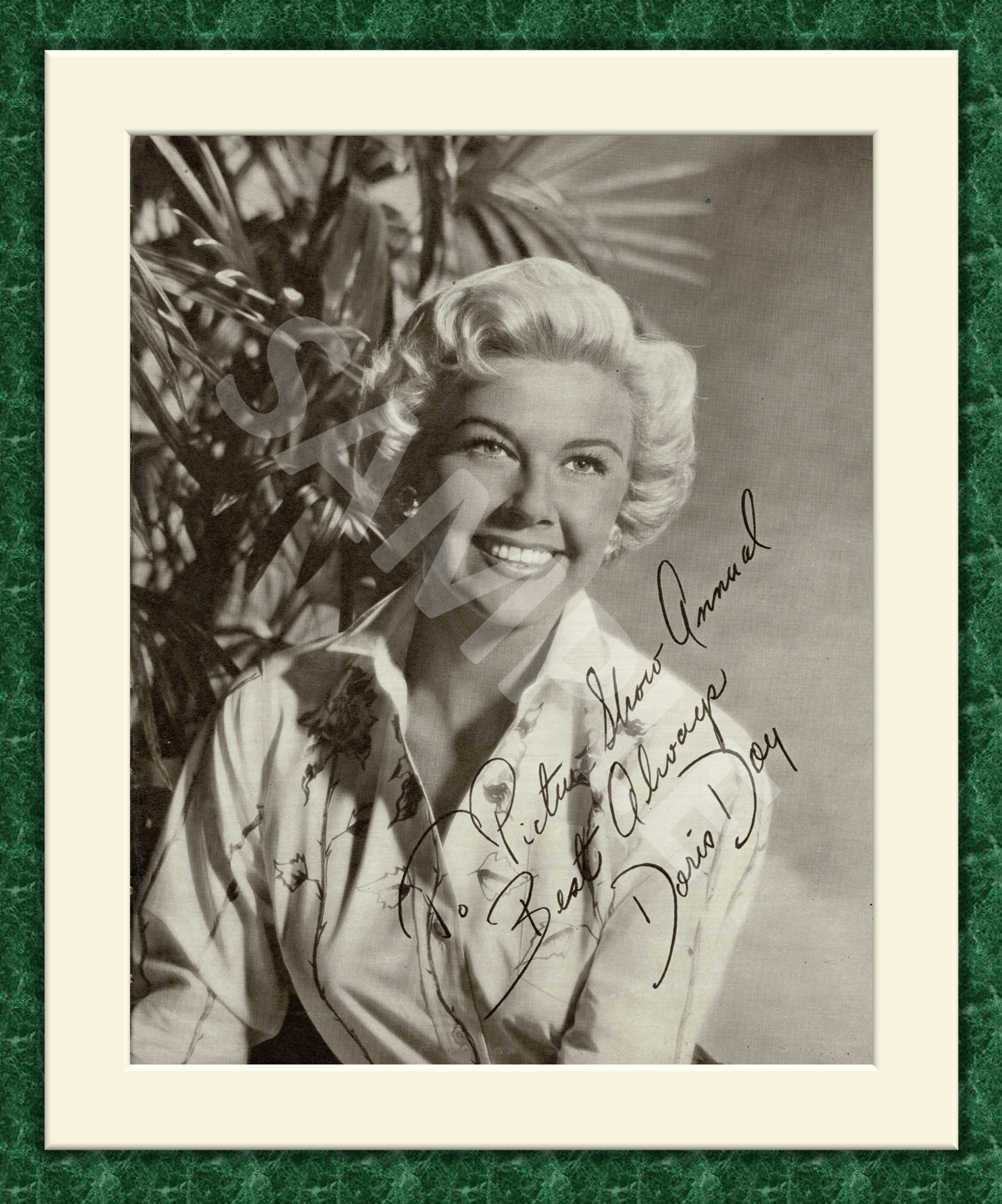 Doris Day Original Magazine Portrait Poster 1955