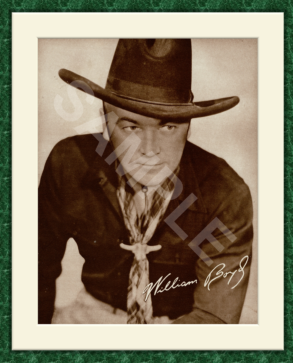 William Boyd Original Magazine Portrait Poster 1940