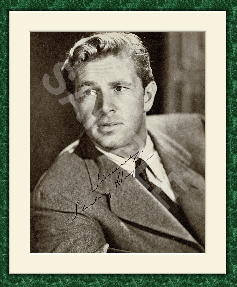 Sterling Hayden Original Magazine Portrait Poster 1956