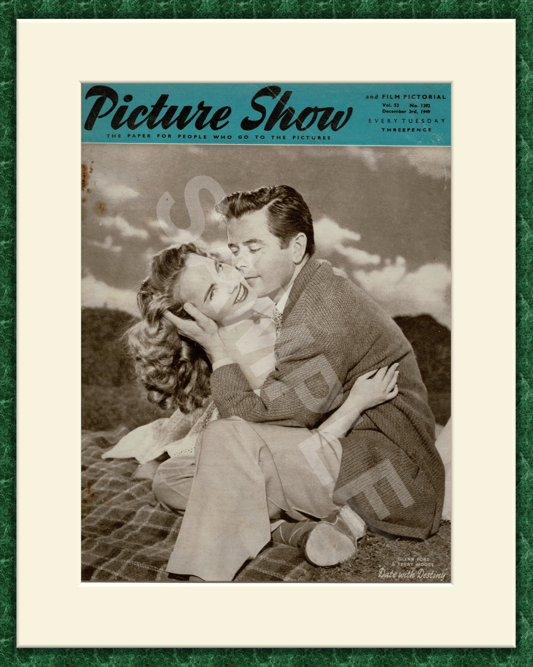 Date with Destiny - Picture Show Magazine Cover 1949