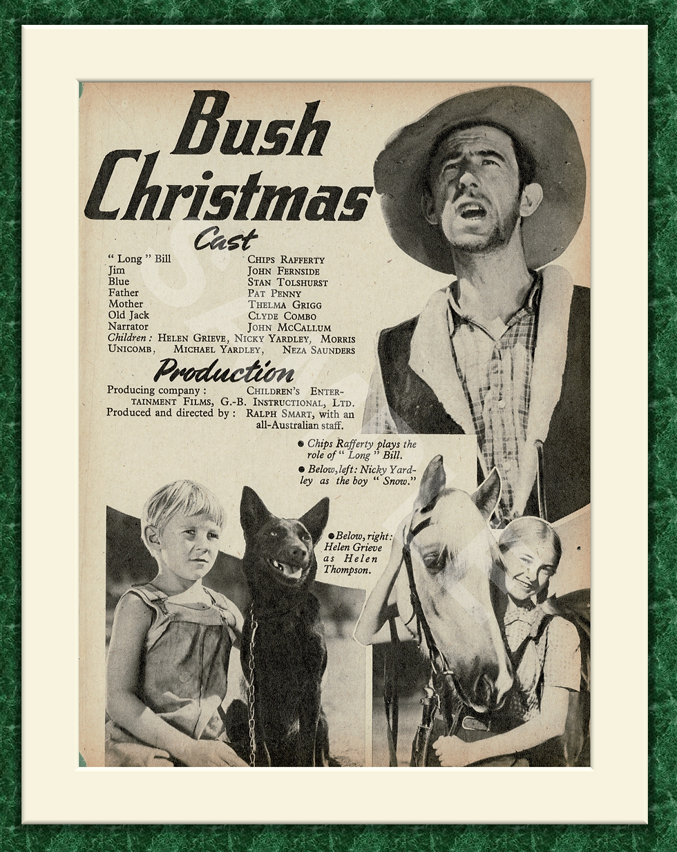 Bush Christmas Original Advert 1948