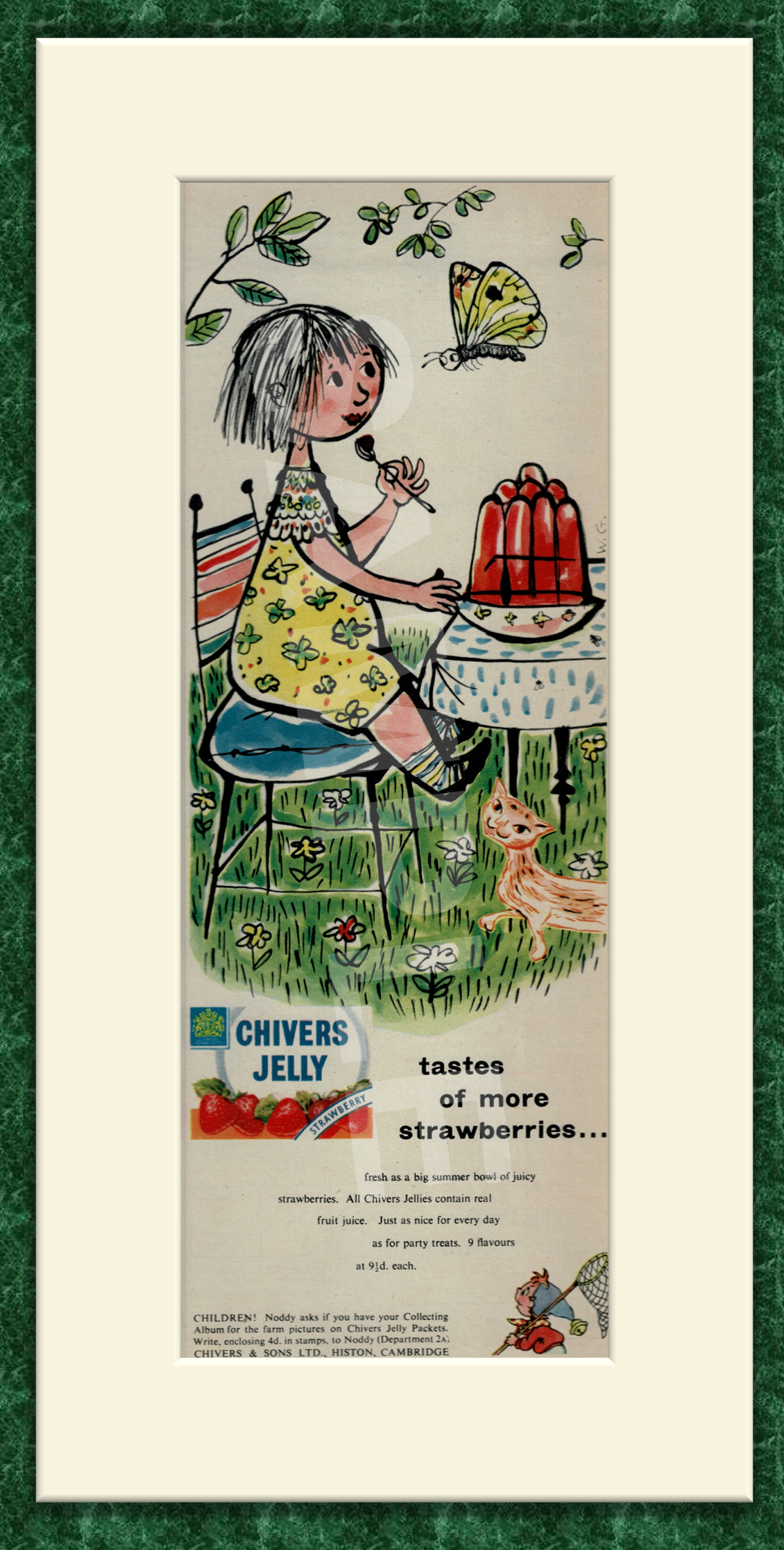 Chivers Jelly Original Advert 1957