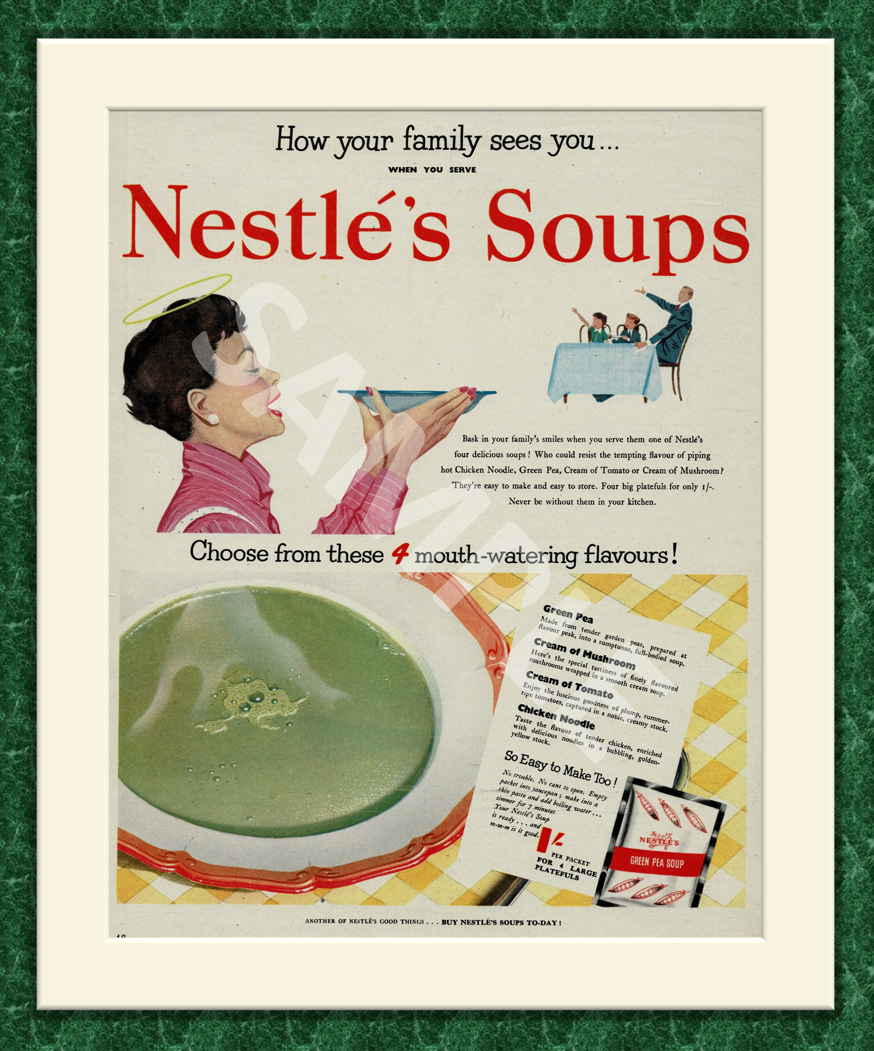 Nestle's Soup Original Advert 1953