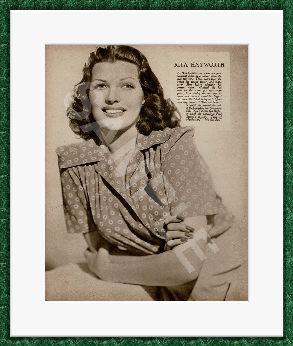 Rita Hayworth Portrait