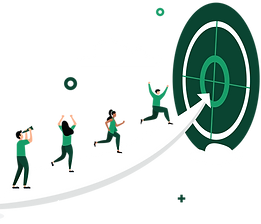 The Big Zero team work towards their target