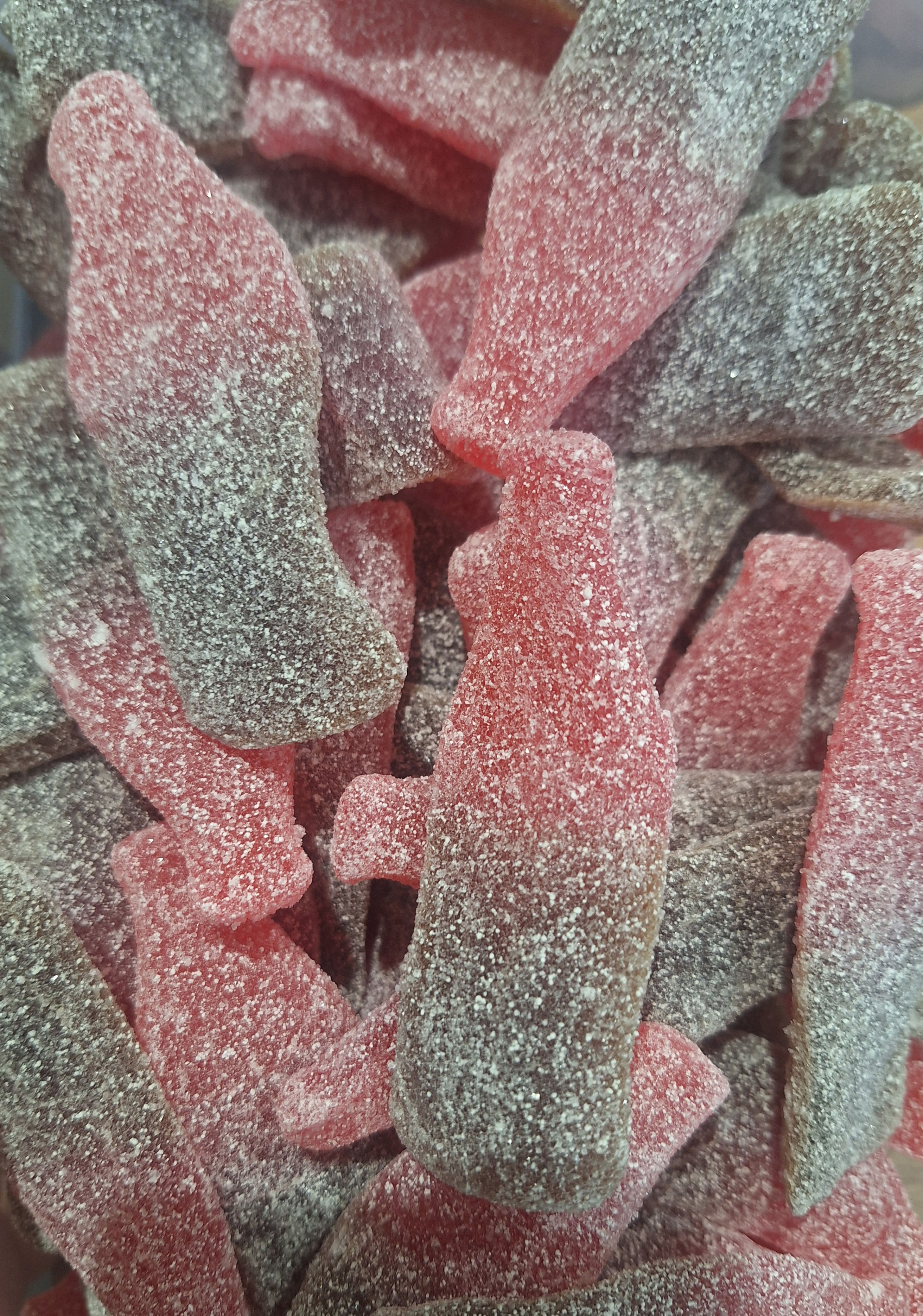 Giant Fizzy Cherry Cola Bottles