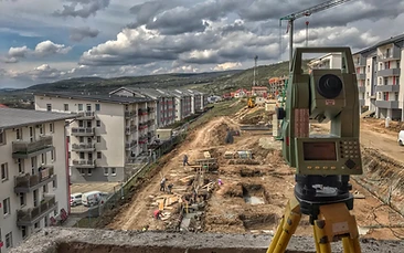 Trasare axe construcții