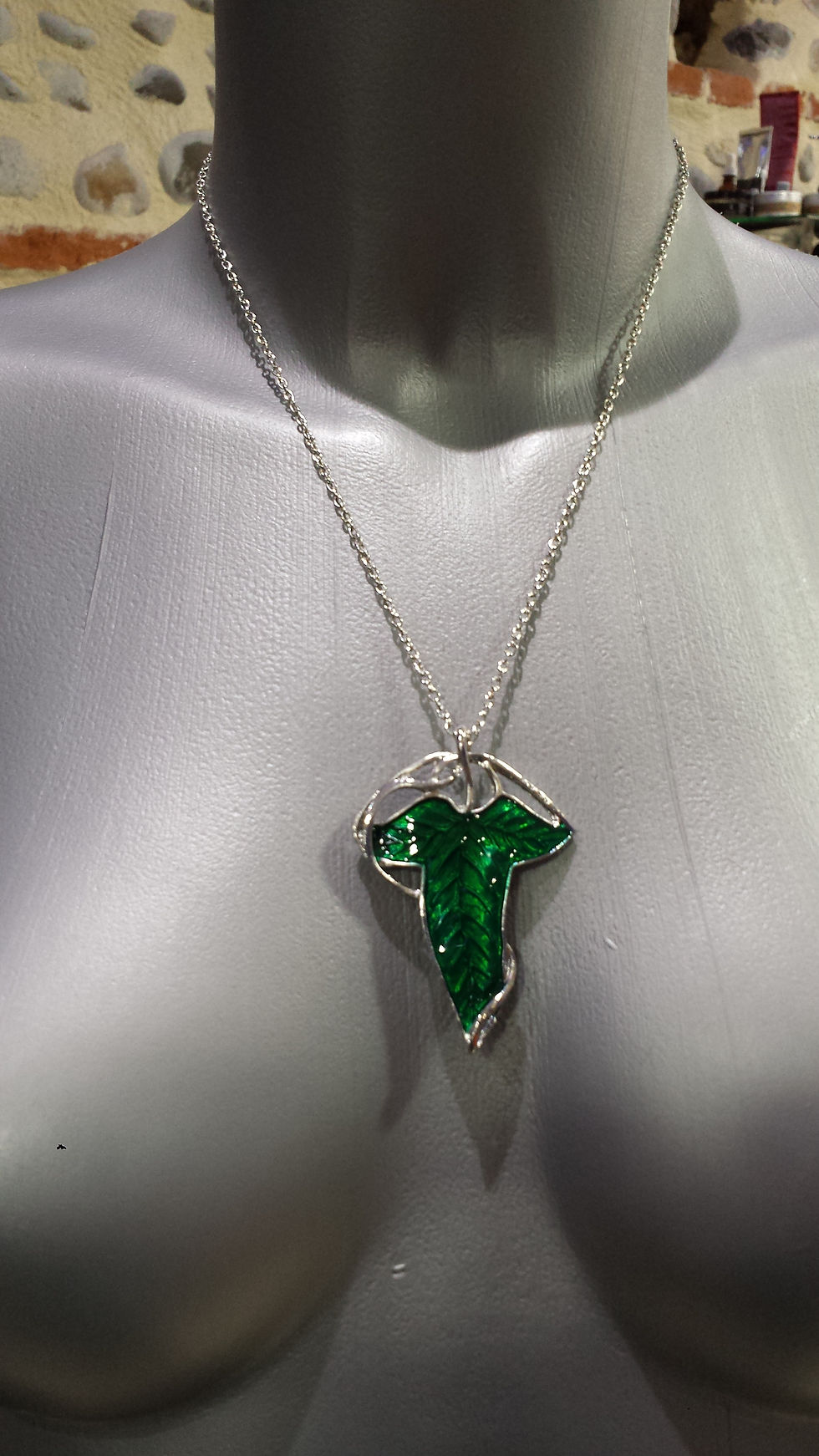 Miniature : Pendentif/broche "feuille elfique" - collection "les films"