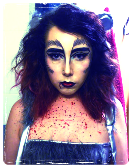 Halloween Wolf Makeup