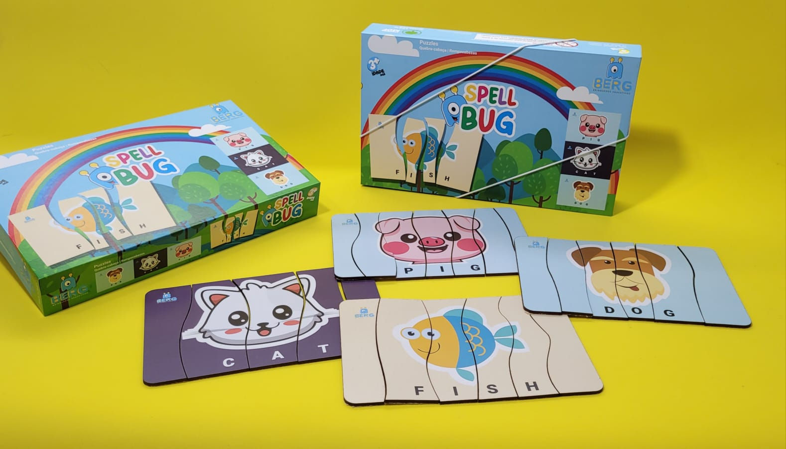 Spell Bug - Quebra cabeça dos animais em inglês