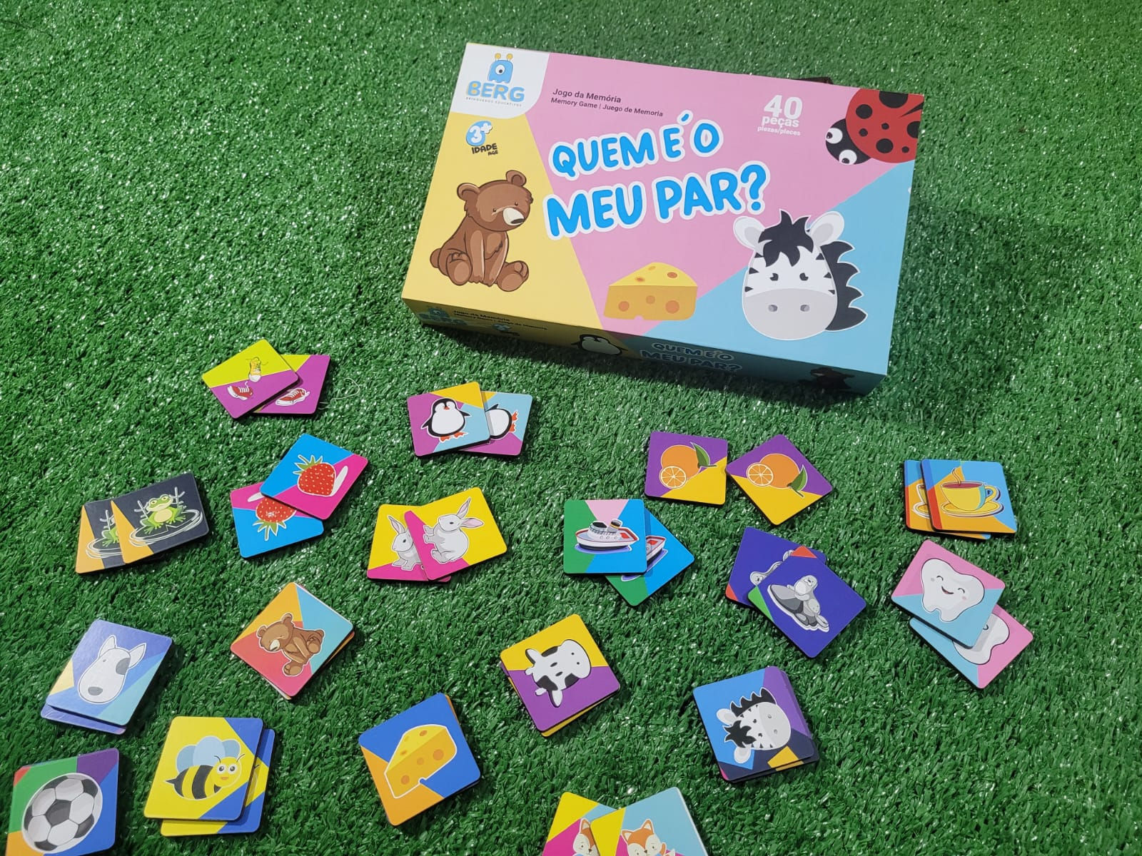 Jogo da memória Quem é meu par divertido?