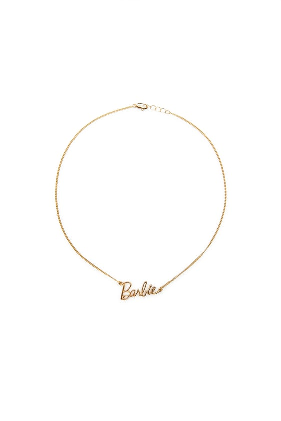 zara barbie chain necklace