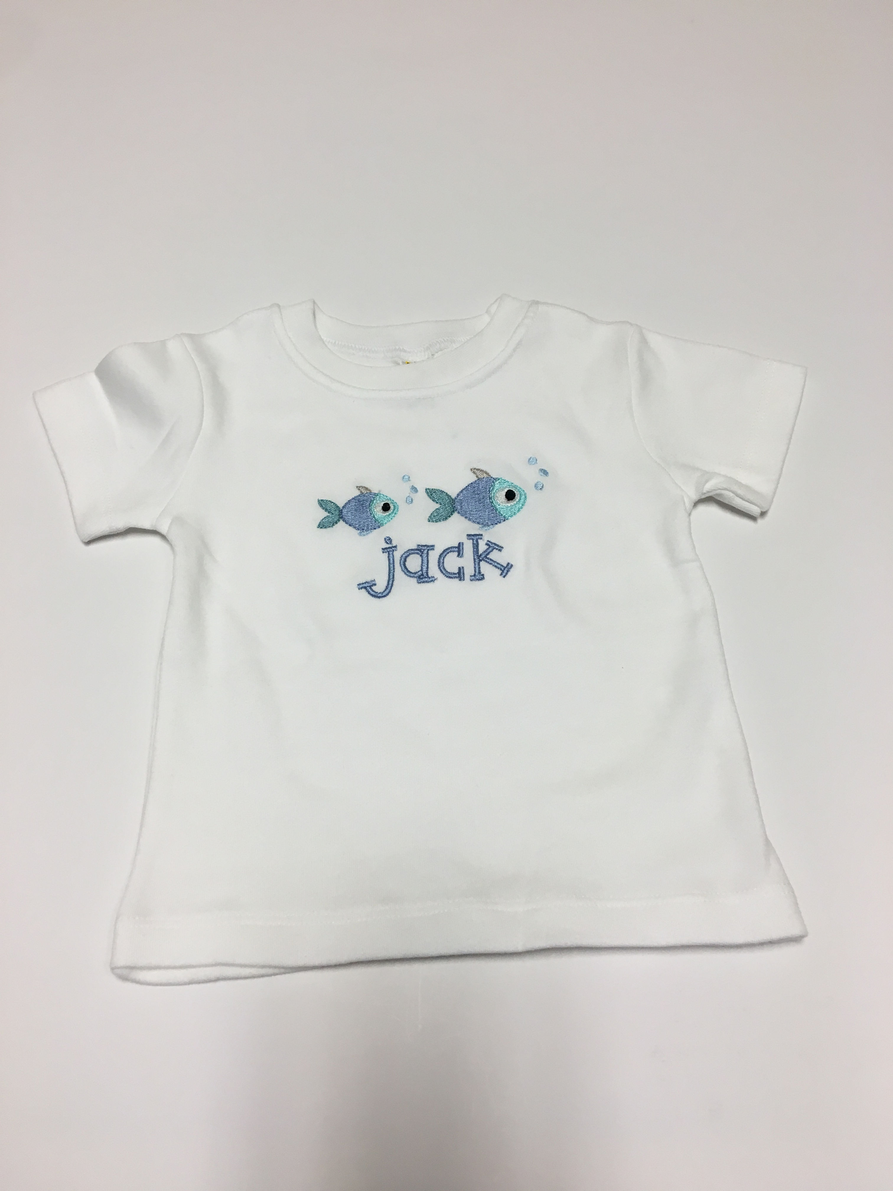 Boys Two Fish Embroidery