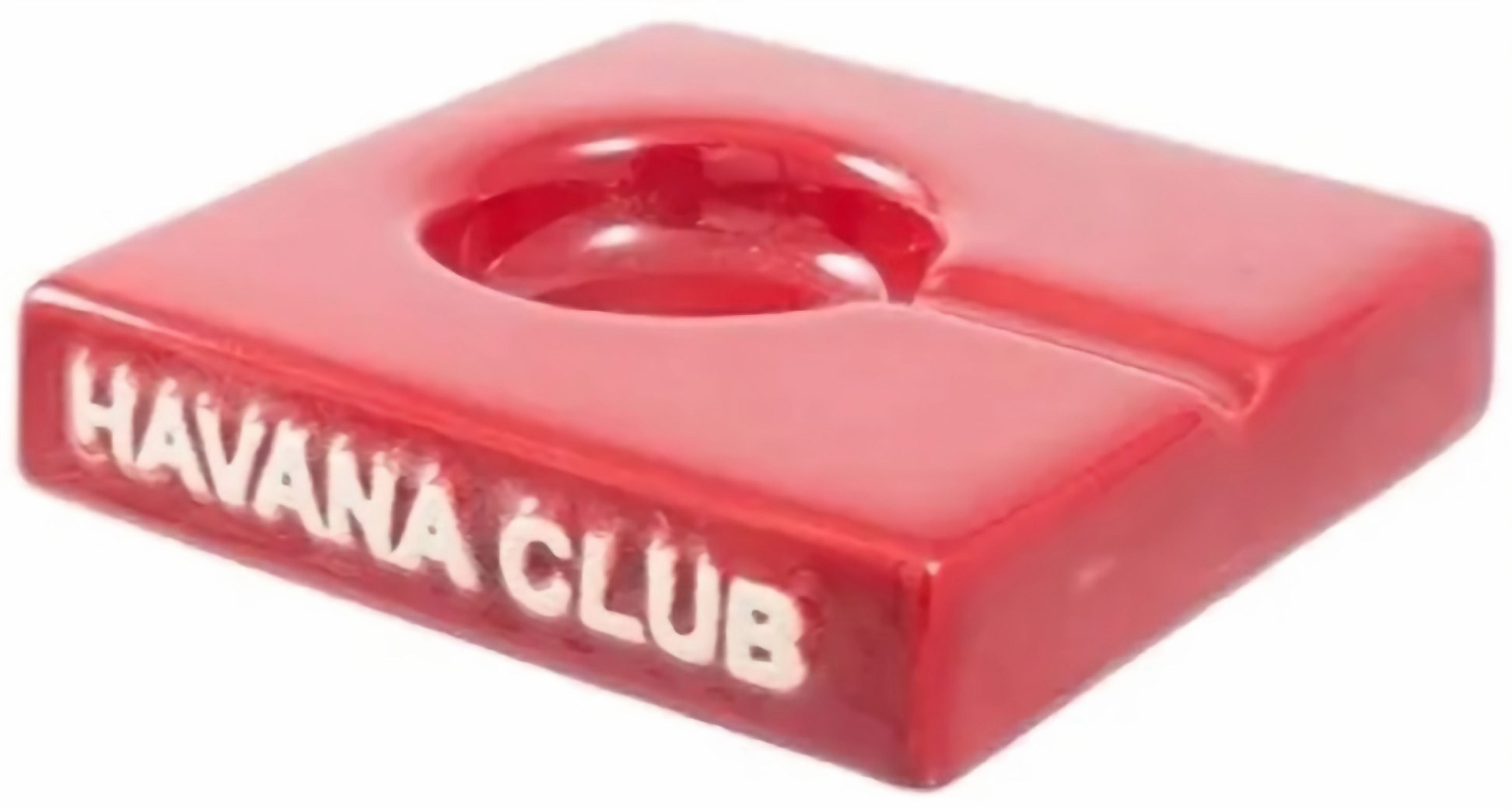 Havana Club - El Solito Single Slot Ashtray Vermilion Red
