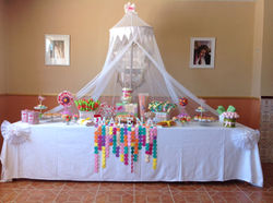 Buffet de chucherias.