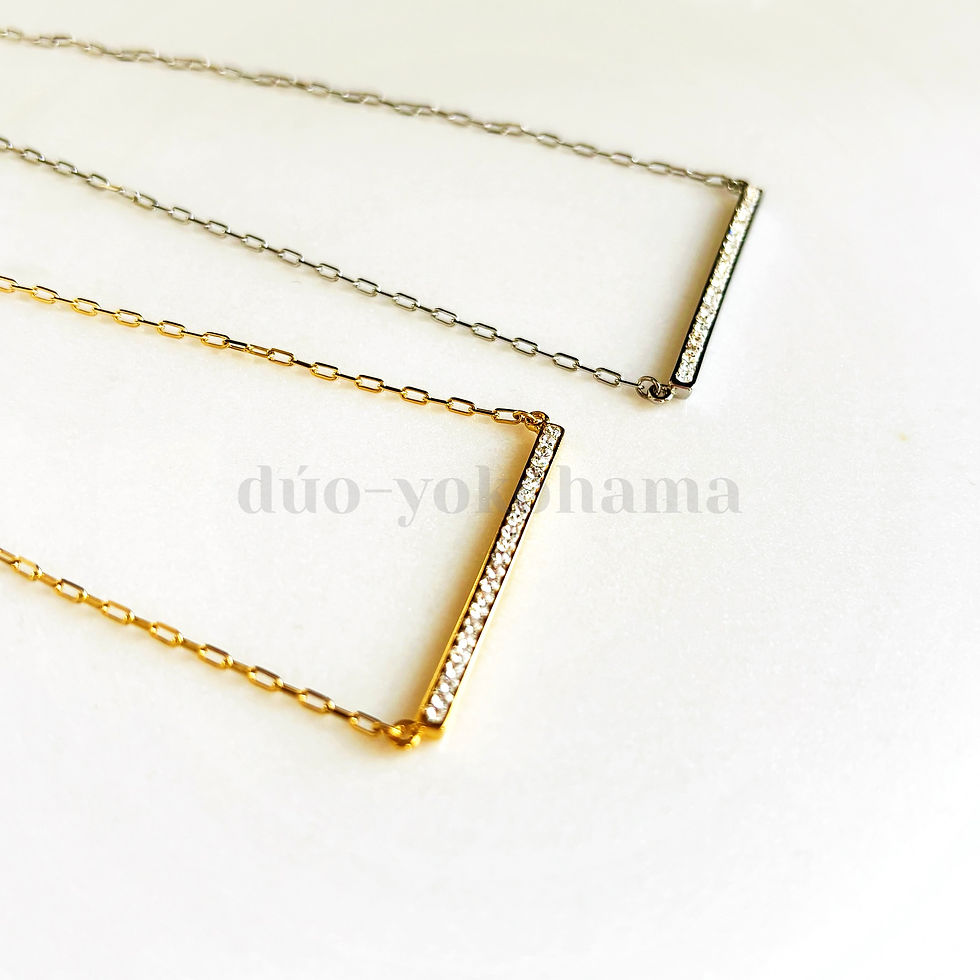 サムネイル： NFストレートバーネックレス 