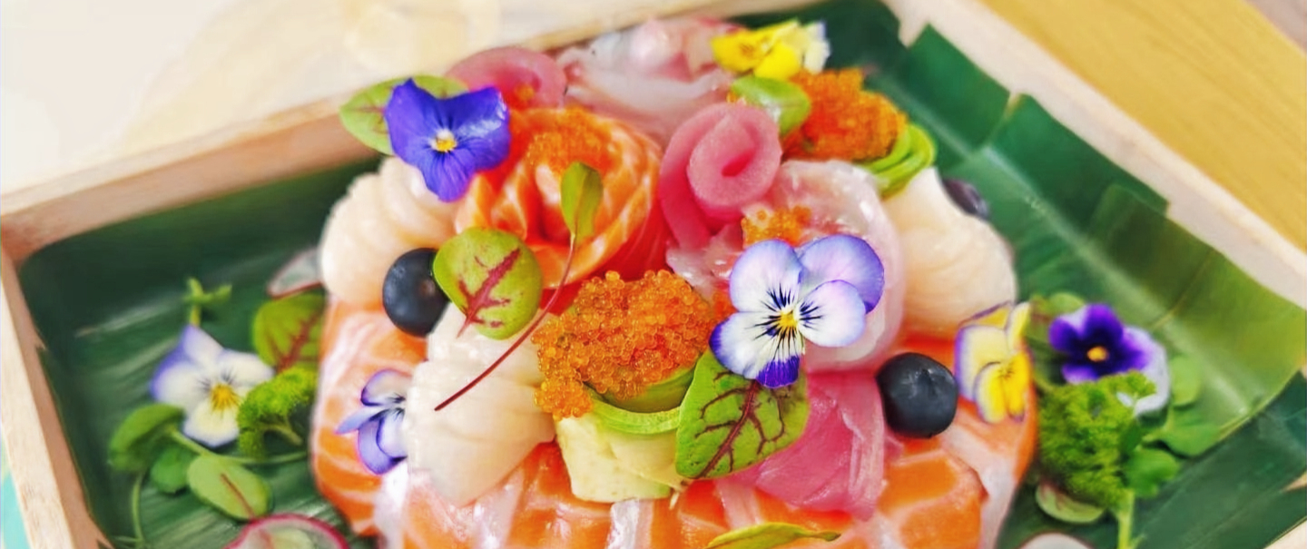 Arranged Food and Objects