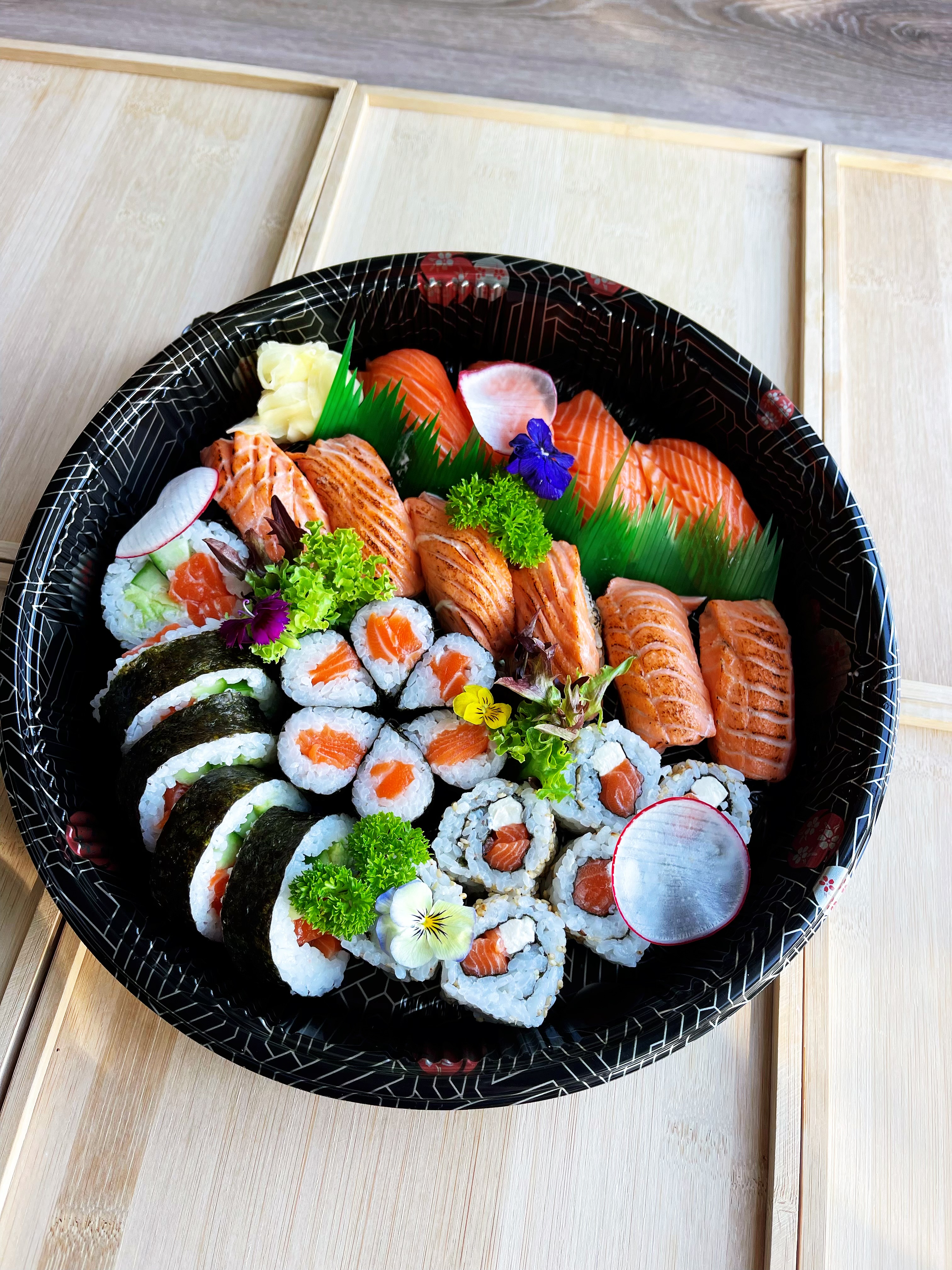 Arranged Food and Objects