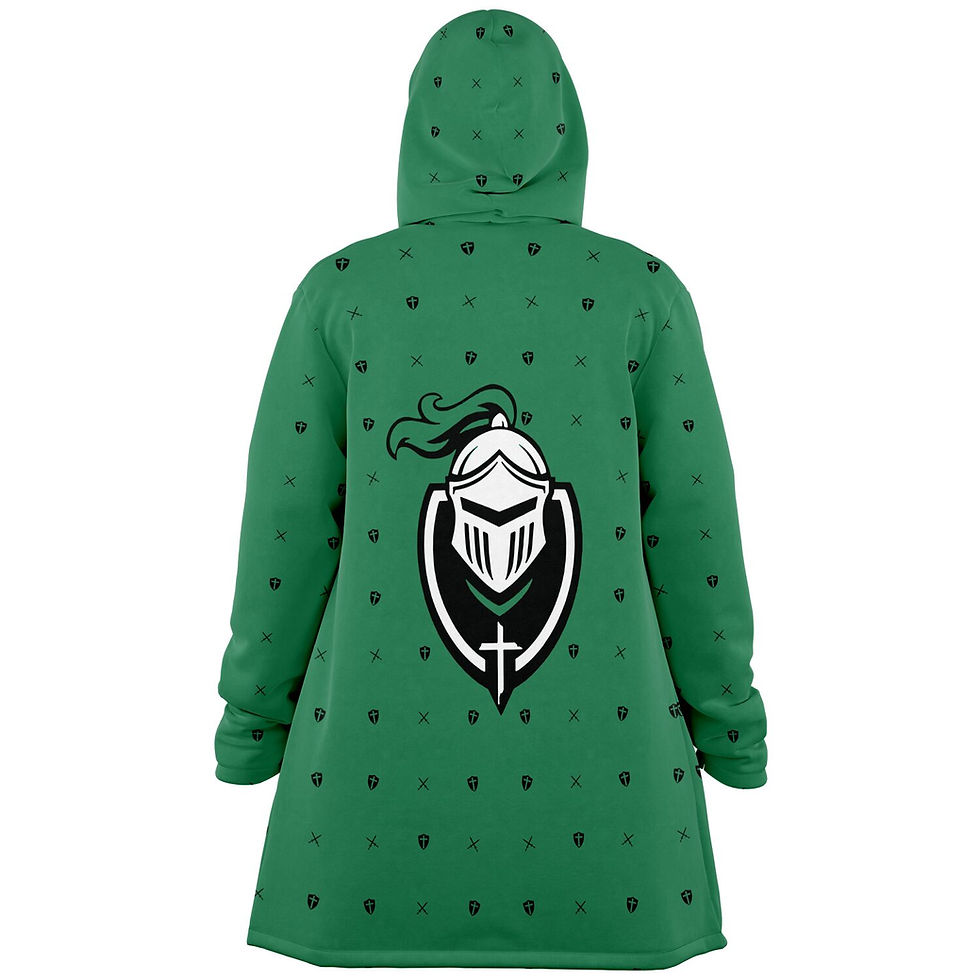Thumbnail: Bergan Spirit Hooded Cloak - 2 Logo Options on back, 2 Designs, 3 Colors