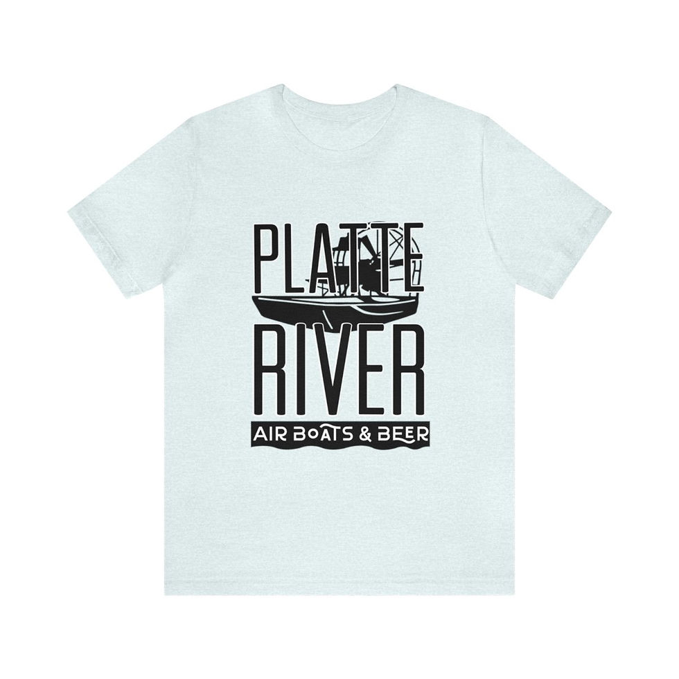 Thumbnail: Platte River - Airboat Unisex Jersey Short Sleeve Tee
