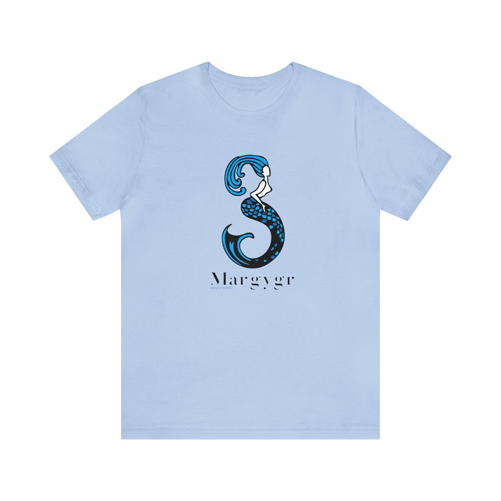 Thumbnail: Mermaid - Norse 'Margygr' Unisex Jersey Short Sleeve Tee