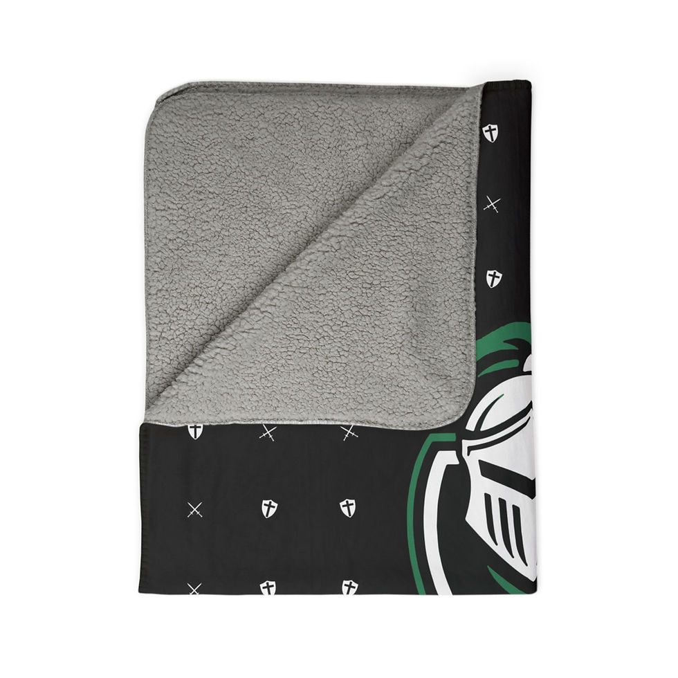 Thumbnail: Bergan - Knight HELM Fleece Sherpa Blankets (50x60) or (60x80)