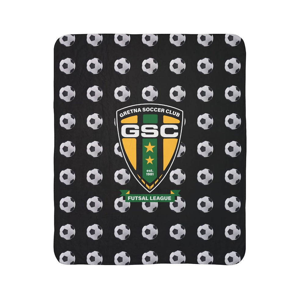Thumbnail: Gretna Soccer League - Fleece Sherpa Blankets (50x60) or (60x80)