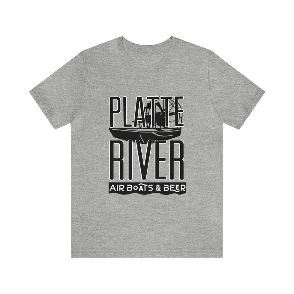 Thumbnail: Platte River - Airboat Unisex Jersey Short Sleeve Tee