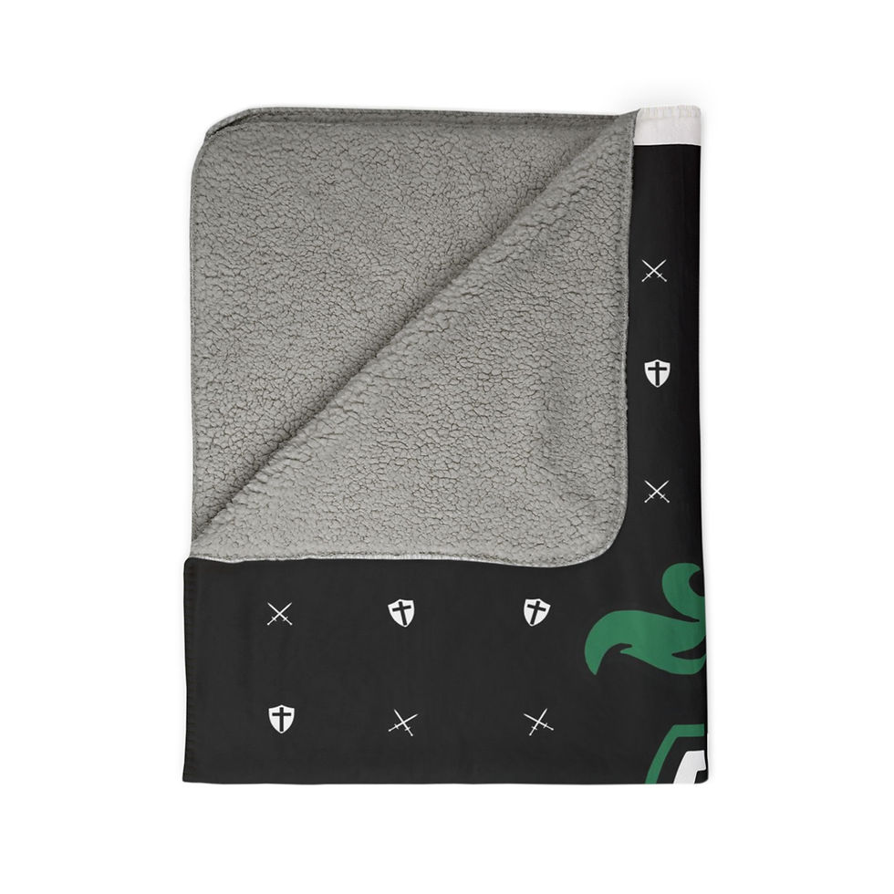 Thumbnail: Bergan - Knight HELM Fleece Sherpa Blankets (50x60) or (60x80)