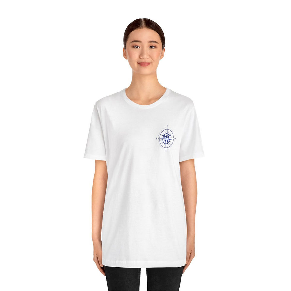 Thumbnail: WC Nautical - Long & Lat - Unisex Jersey Short Sleeve Tee