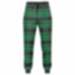 Thumbnail: PLAID Bergan Joggers with pockets - knight helm logo on back