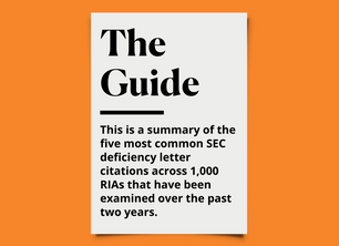 The Five Most Common SEC Deficiencies At RIAs