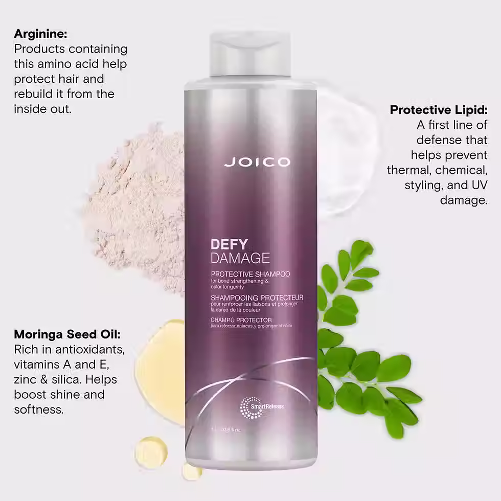 Close-up view of smooth, shiny hair strands