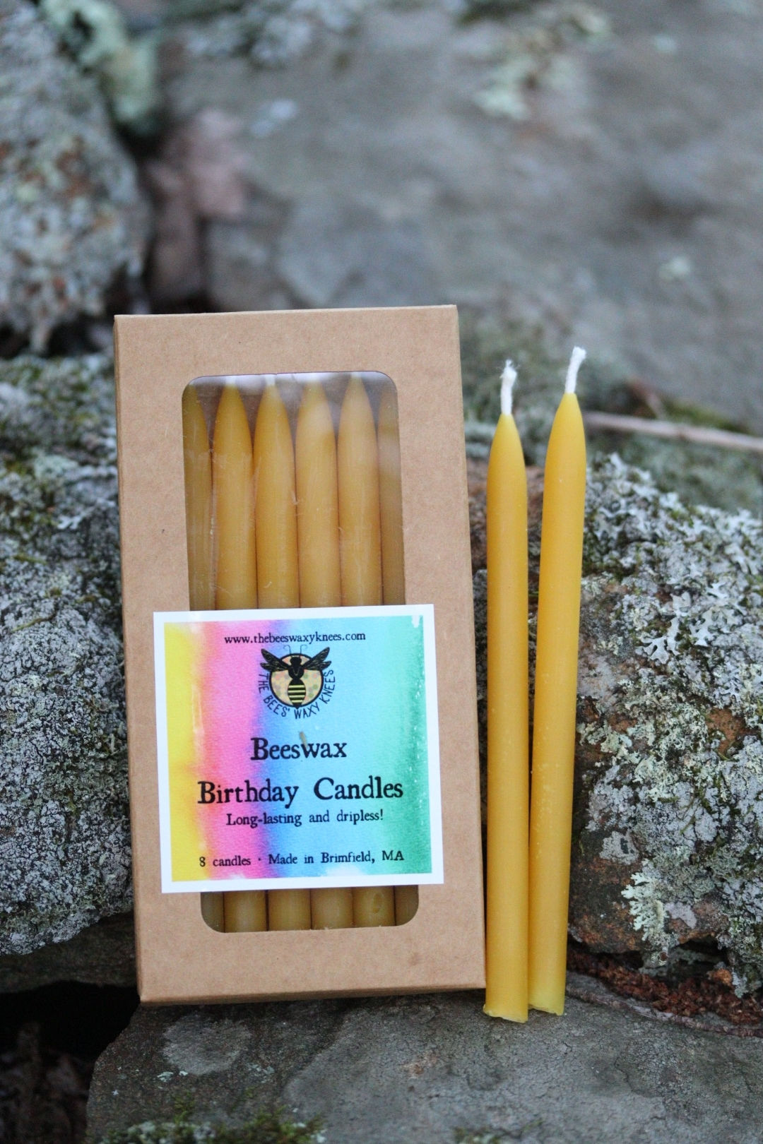Beeswax Birthday Candles
