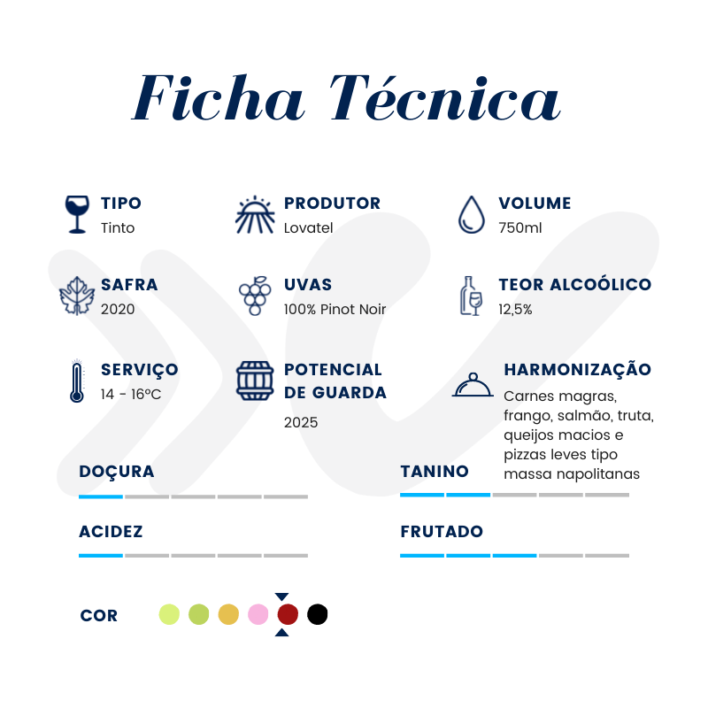 Miniatura: Giuseppe Lovatel - Pinot Noir (4 meses em carvalho) (Medalha de ouro)