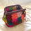 Küçük resim: Handmade Colorful Granny Square Crochet Bag – Boho Patchwork Tote with Beaded Ha