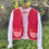 Thumbnail: Gilet sans manches en laine rouge