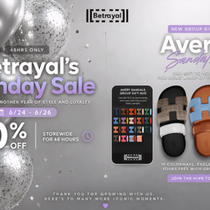 Betrayal Birthday Sale & Group Gift