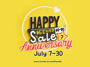 Happy Weekend Sale 7th Anniversary!🥳💛