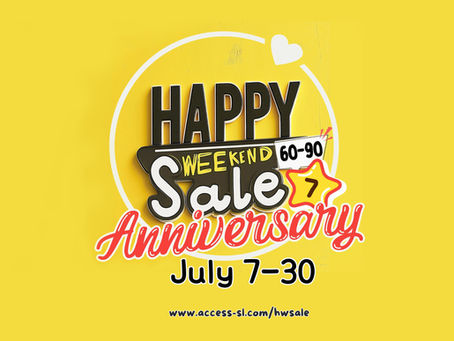 Happy Weekend Sale 7th Anniversary!๐ฅณ๐