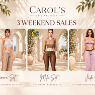 Carol's Weekend Sales