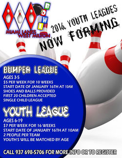 Miami Lanes Youth Bowling
