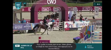 Jasmin de Laubelle vice chamion de France des 6 ans D!!