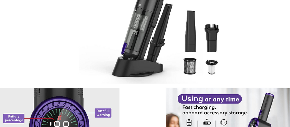 Check out the HUGE savings on the Nicebay Cordless Handheld Vacuum