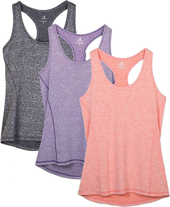 Women's Racerback Workout Athletic Running Tank Tops
